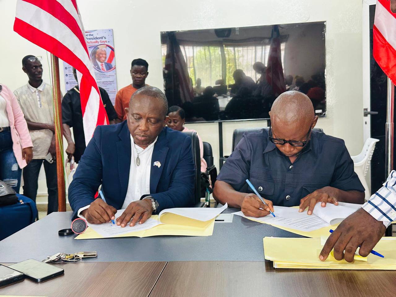 Signing of MOU's