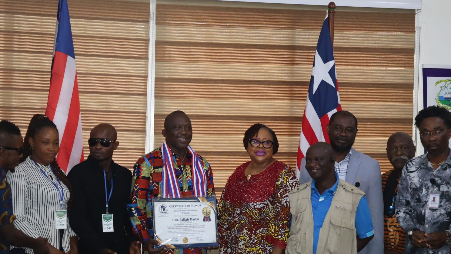 OWECC-L Executive Director Urges Greater Support for Civil War Victims, Receives Integrity Personality Award